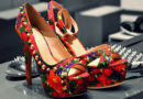 Red Printed Pump High Heels Patent